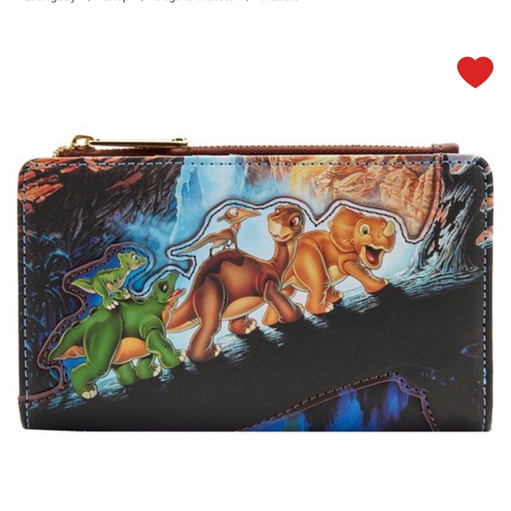 Loungefly The Land Before Time Poster Flap Wallet